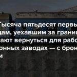 Krieg. Eintausendeinundfünfzigster Tag. Ukrainern, die ins Ausland gegangen sind, wird angeboten, zur Arbeit in Rüstungsfabriken zurückzukehren – mit Rüstungen der Armee